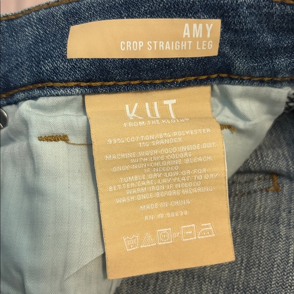 Kut from the Kloth Amy crop straight leg 12 - Picture 4 of 4